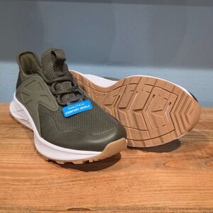 Nautica Mens Irwin M Athletic Sneakers Olive Green Mesh Comfort Insole 9.5